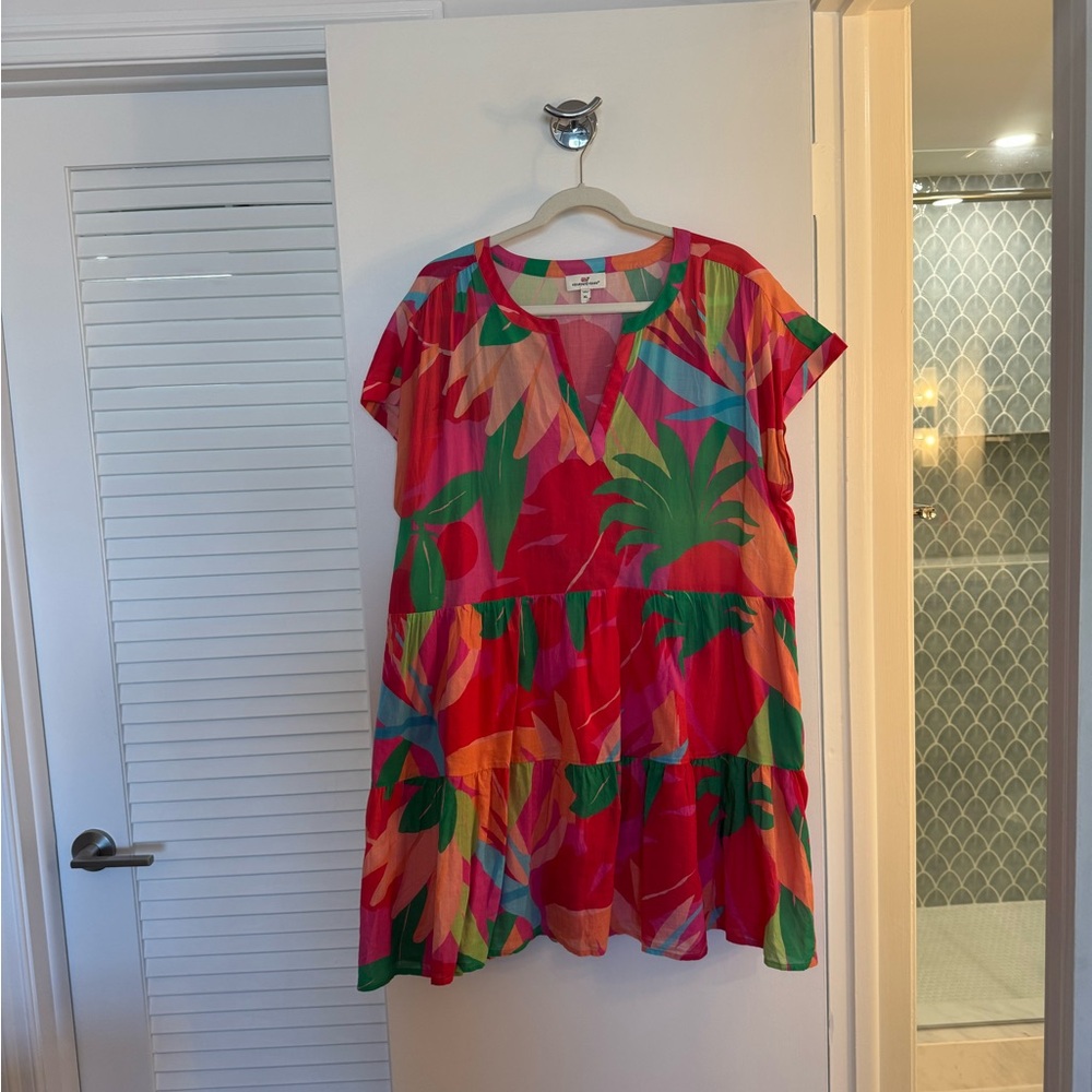 Vineyard Vines Colorful Mini Dress/Beach Cover-up